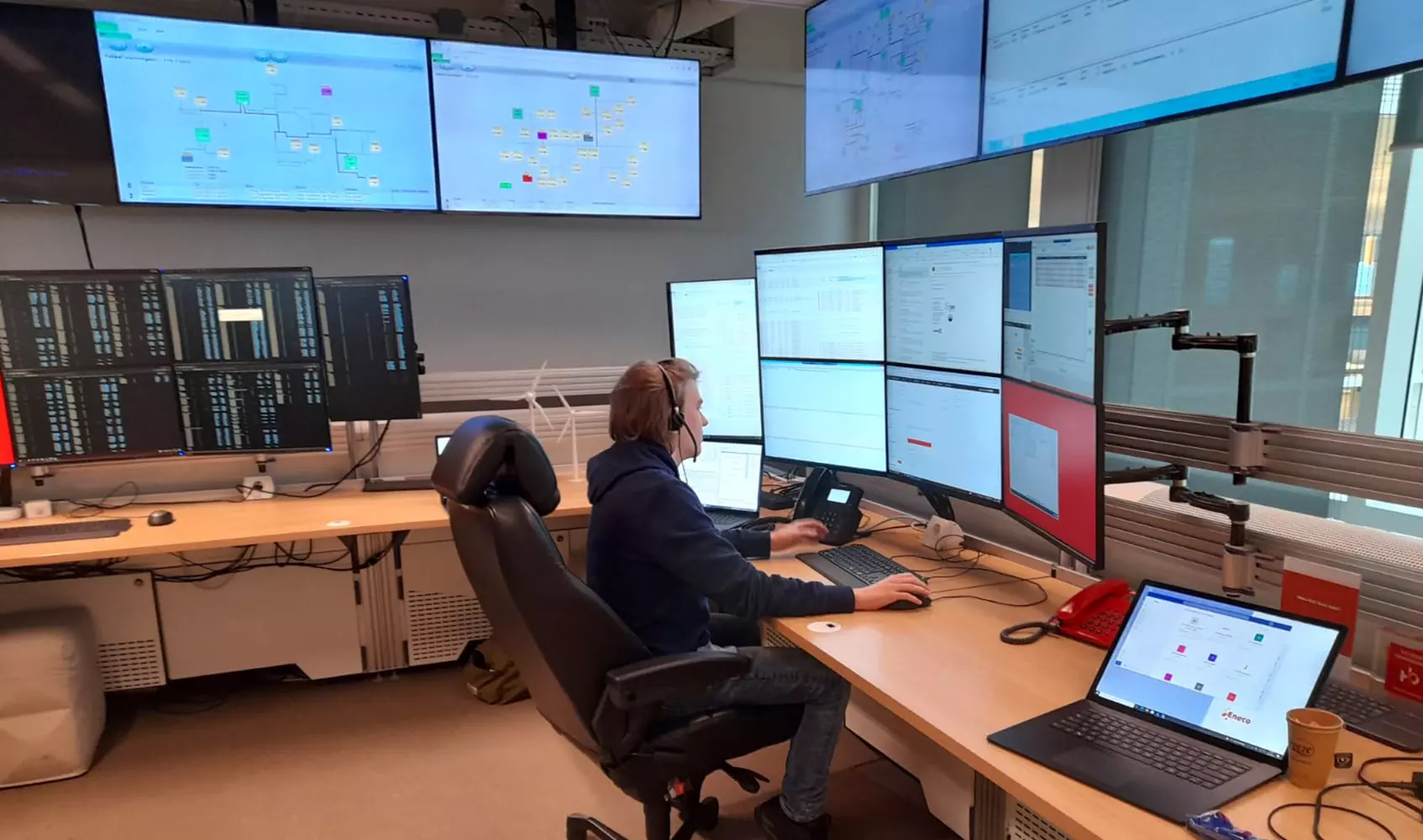 Panel Operator op het OCC - Eneco